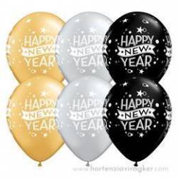 q22741 Latex lufi Happy New Year 11"